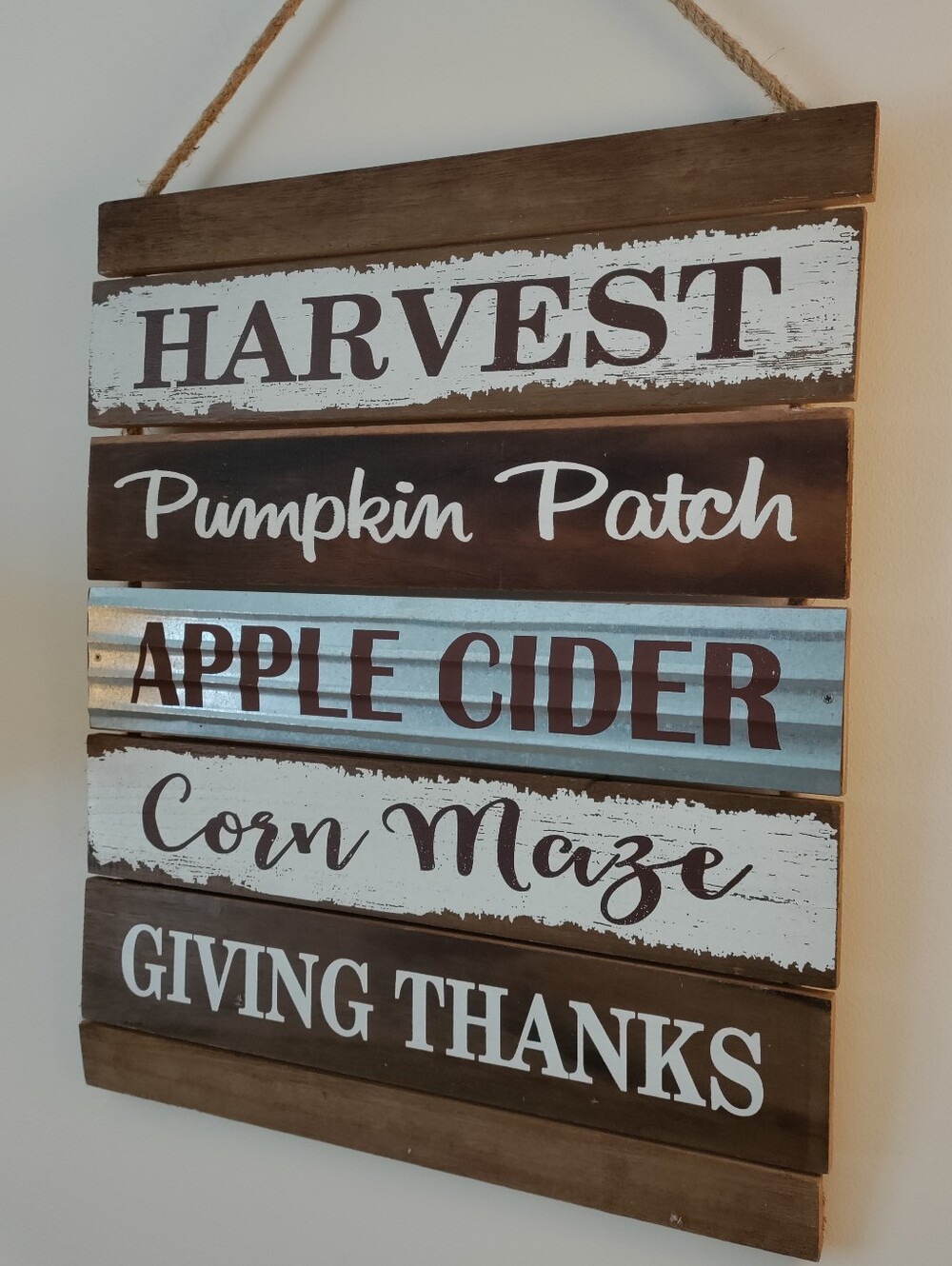 Fall Wood Sign Harvest Rustic - Picture 3 of 11